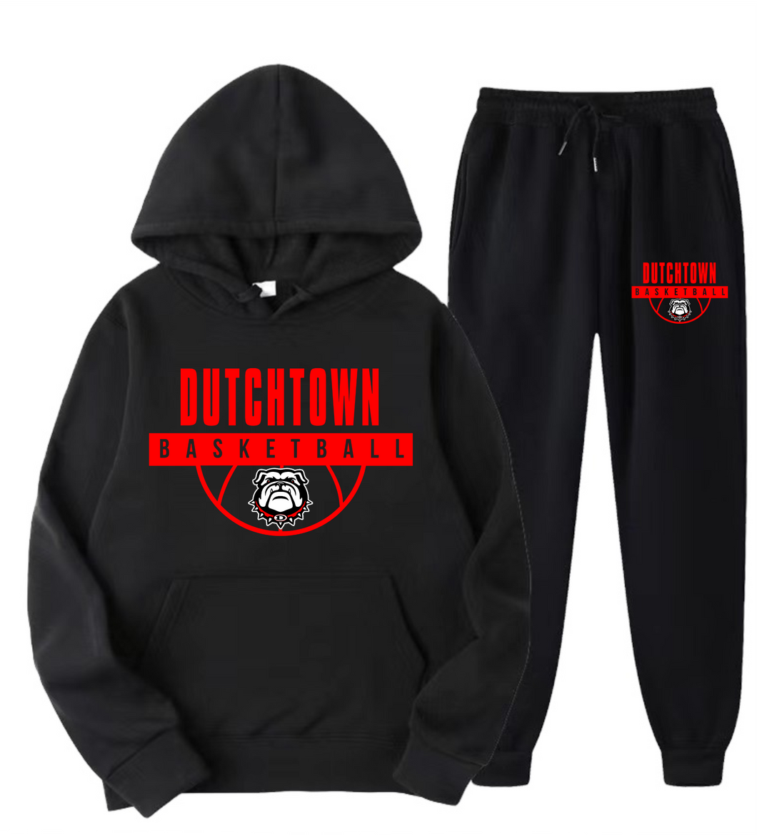 Lady Bulldogs of Dutchtown Middle School warm up set